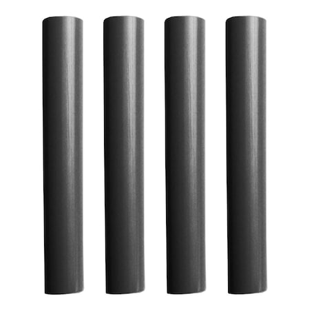 Pacer Group Heat Shrink Tube, Heavy Wall, 3/4 in I.D. Before Shrinking, Black, 12 in, 4 PK BEHS3/4-12BK-4